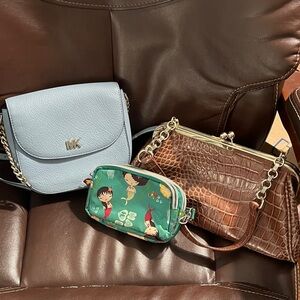 Michael Kors Light Blue Crossbody Bag